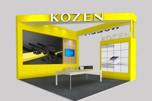 Thiết kế thi công gian hàng triển lãm Vietbuild - Gian hàng Kozen