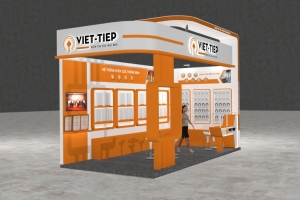 Thiết kế thi công gian hàng Vietbuild Đà Nẵng 2024 ⚜️ ⚜️ ⚜️ ⚜️ ⚜️ gian hàng Khoá Việt Tiệp