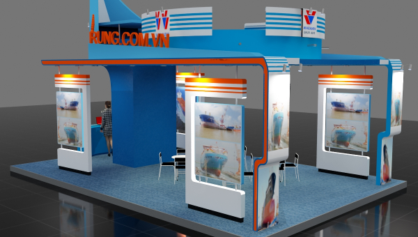 Thiết kế thi công gian hàng hội chợ du lịch quốc tế VITM 2019 (Vietnam International Travel Mart)