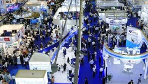 Thiết kế thi công gian hàng triển lãm VIETWATER 2018 - Triển lãm ngành nước