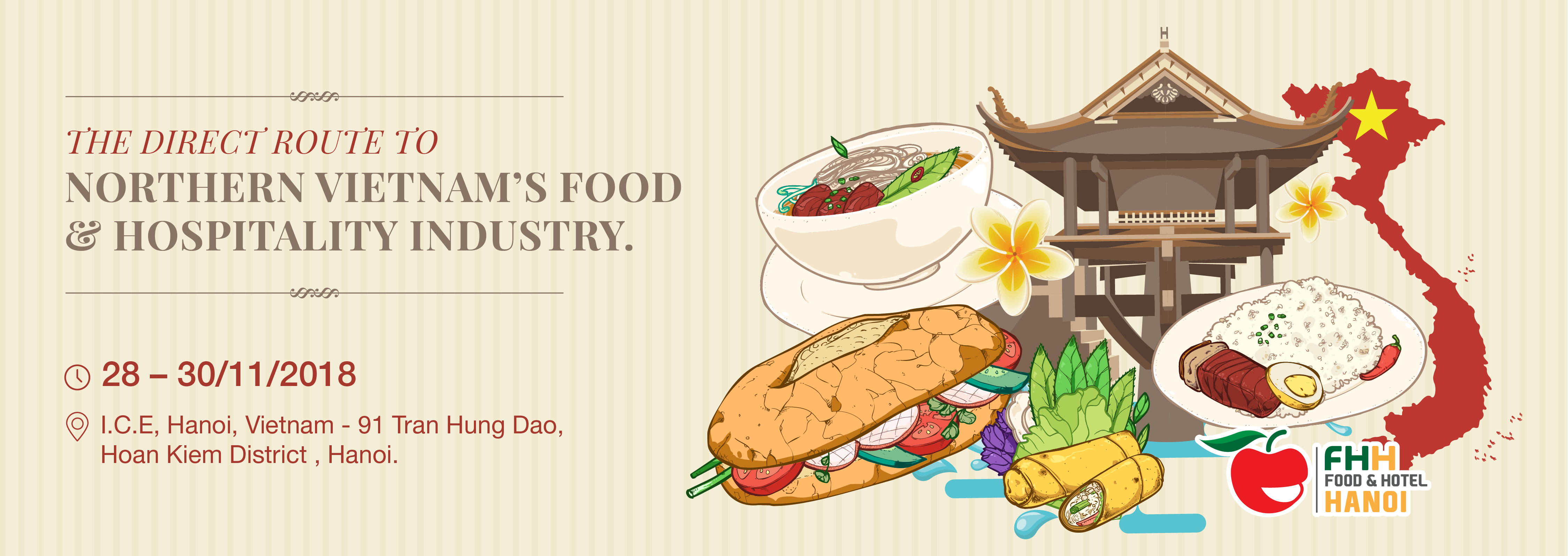 Food &amp; Hotel Hanoi 2018 - Triển lãm thực phẩm đồ uống và dịch vụ nhà hàng - khách sạn