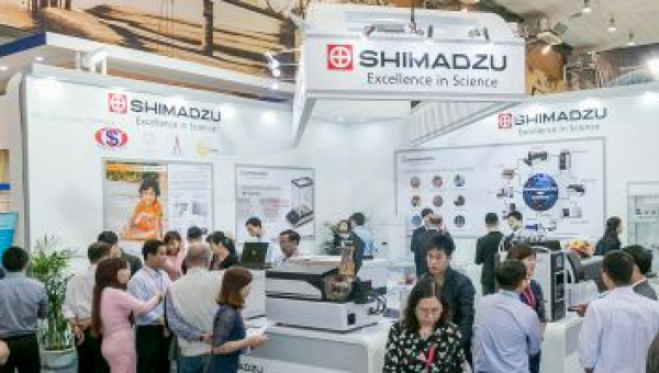 Thiết kế thi công gian hàng triển lãm Analytica Vietnam 2019 - triển lãm về công nghệ thí nghiệm, phân tích và công nghệ sinh học