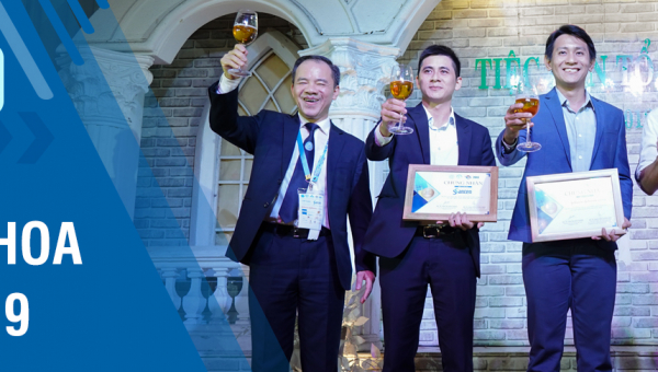 Thi công gian hàng hội nghị ngành nhãn khoa Việt Nam 2019 tại thành phố Vinh - VOS 2019