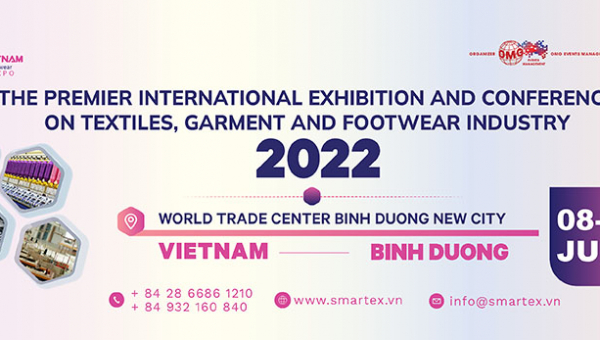 Triển lãm SMARTEX VIETNAM 2022 - Triển lãm Máy móc, Thiết bị, Vật liệu và Công nghệ ngành Dệt, May, Da giày