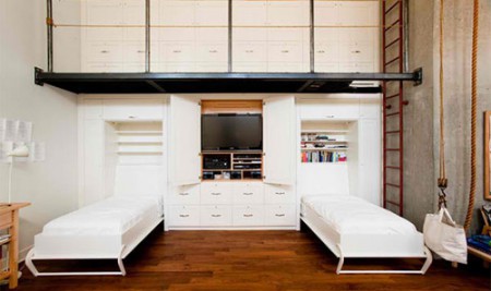 Những chiếc giường gập không tốn diện tích 2