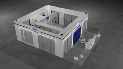 Thiết kế thi công gian hàng triển lãm Vietbuild 2021 tại Hà Nội - Gian hàng BRC