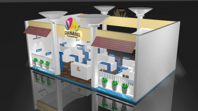 Thiết kế thi công gian hàng hội chợ triển lãm Du lịch quốc tế 2019 - VITM, VITF 2019