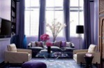 Mê mẩn... sắc tím trong không gian nội thất