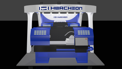 Thiết kế thi công gian hàng triển lãm MTA 2019 - Gian hàng Hwacheon